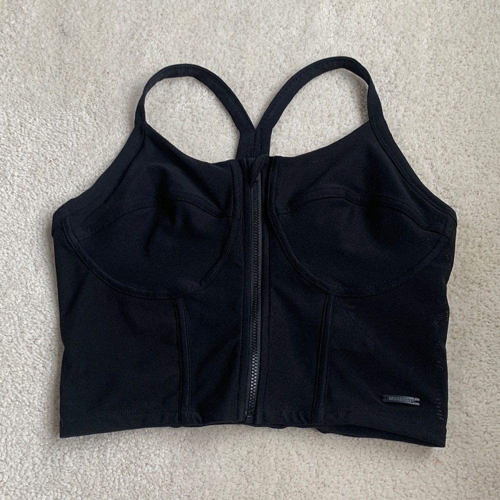 Black Corset Tank Top
